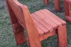Armless single seat